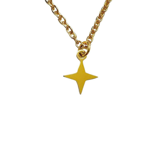 Gold Mini Sparkle Star Necklace