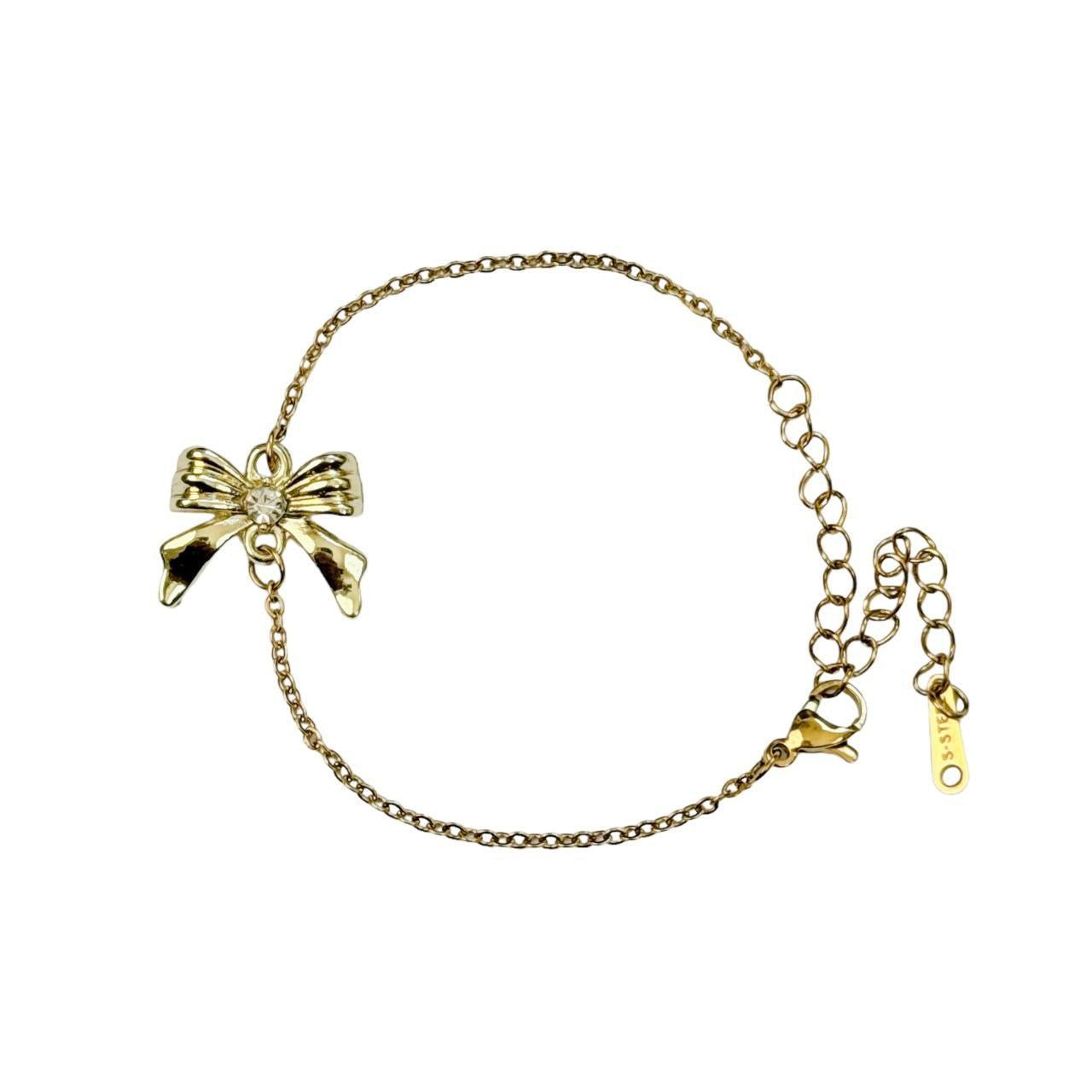 Gold Bow Bracelet