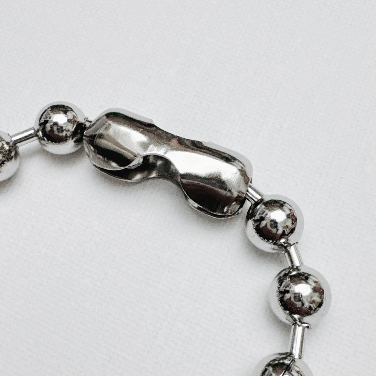 Silver Ball Chain Bracelet