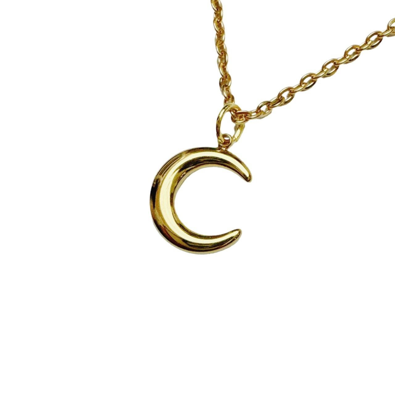 Gold Moon Necklace