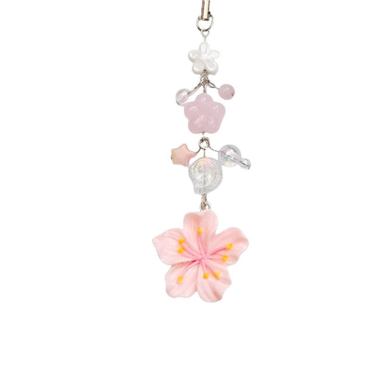 Pink Flower Charm