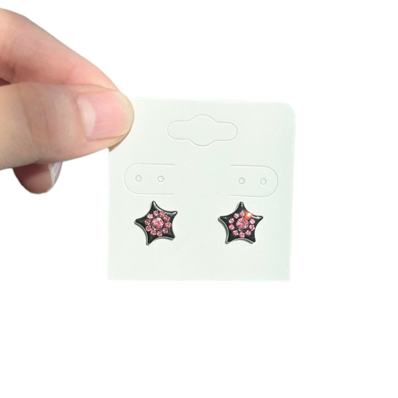 Rhinestone Star Stud Earrings