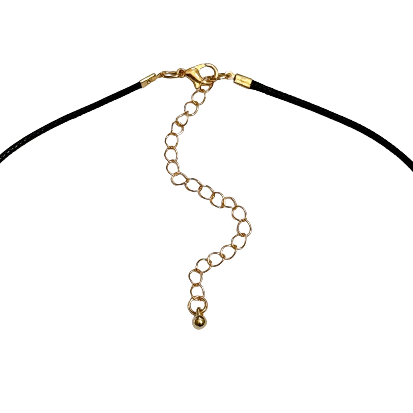 Large Gold Star Cord Necklace