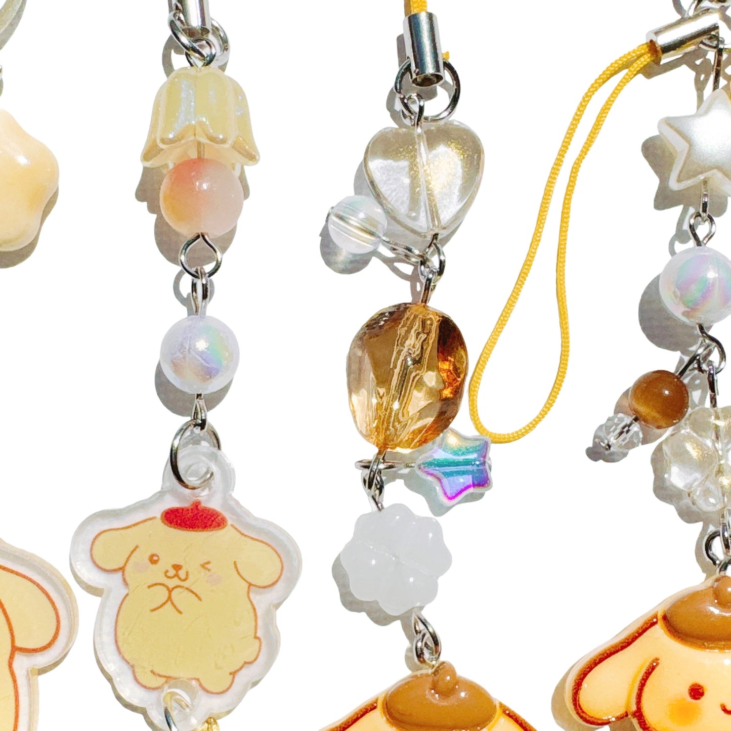 Pompompurin Phone Charm - star