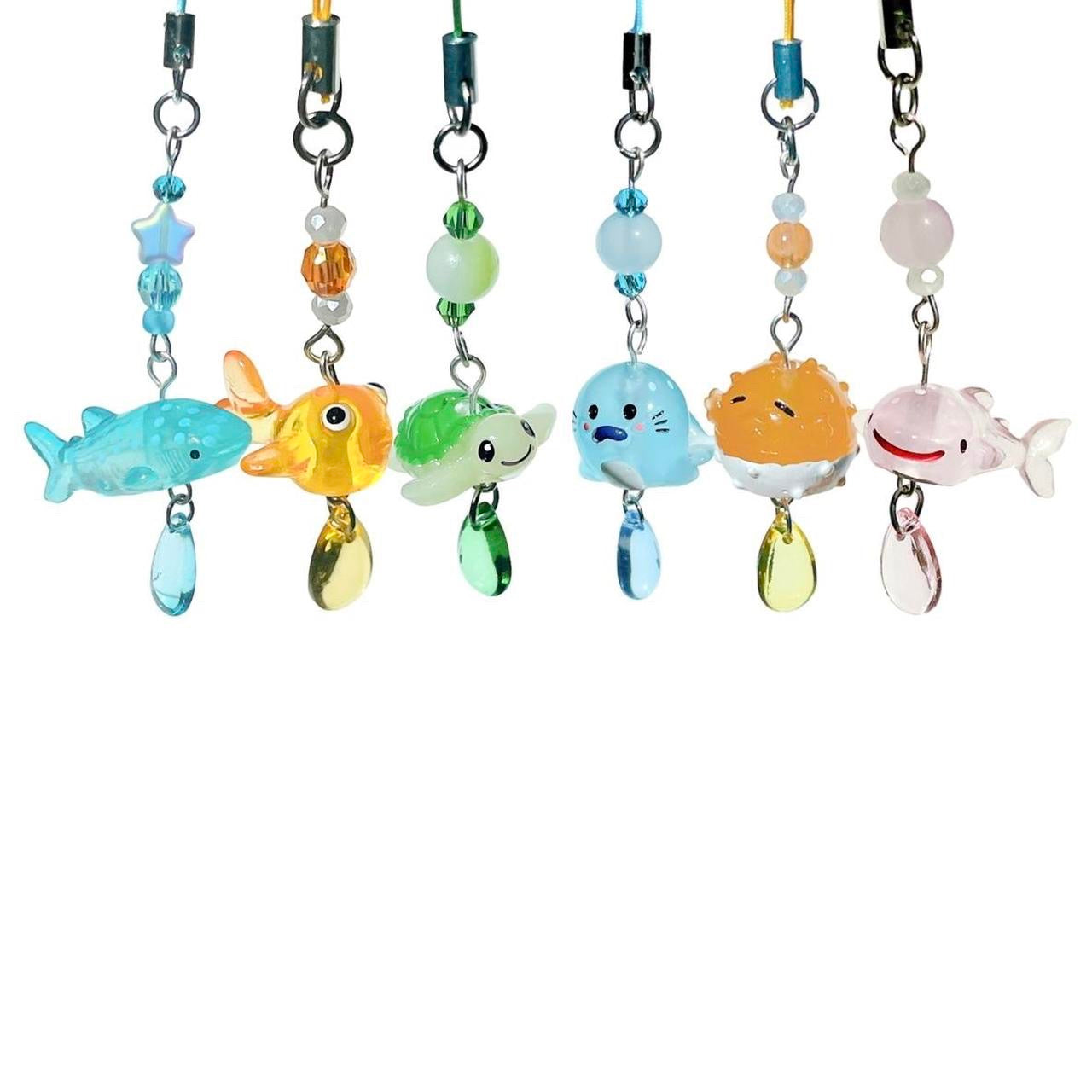 Blue Whale Shark Phone Charm