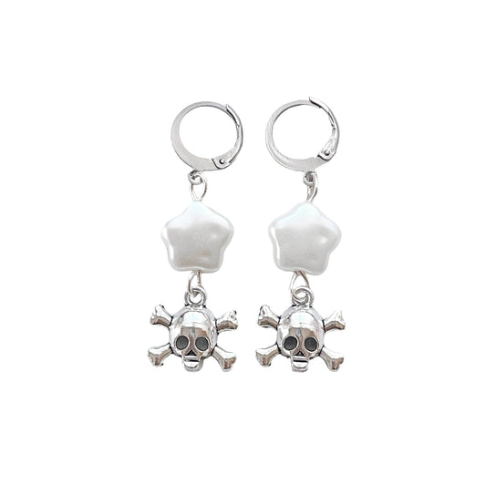 Star Skull Earrings