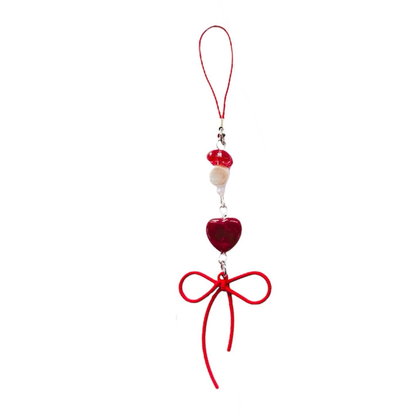 Red Large Bow Phone Charm