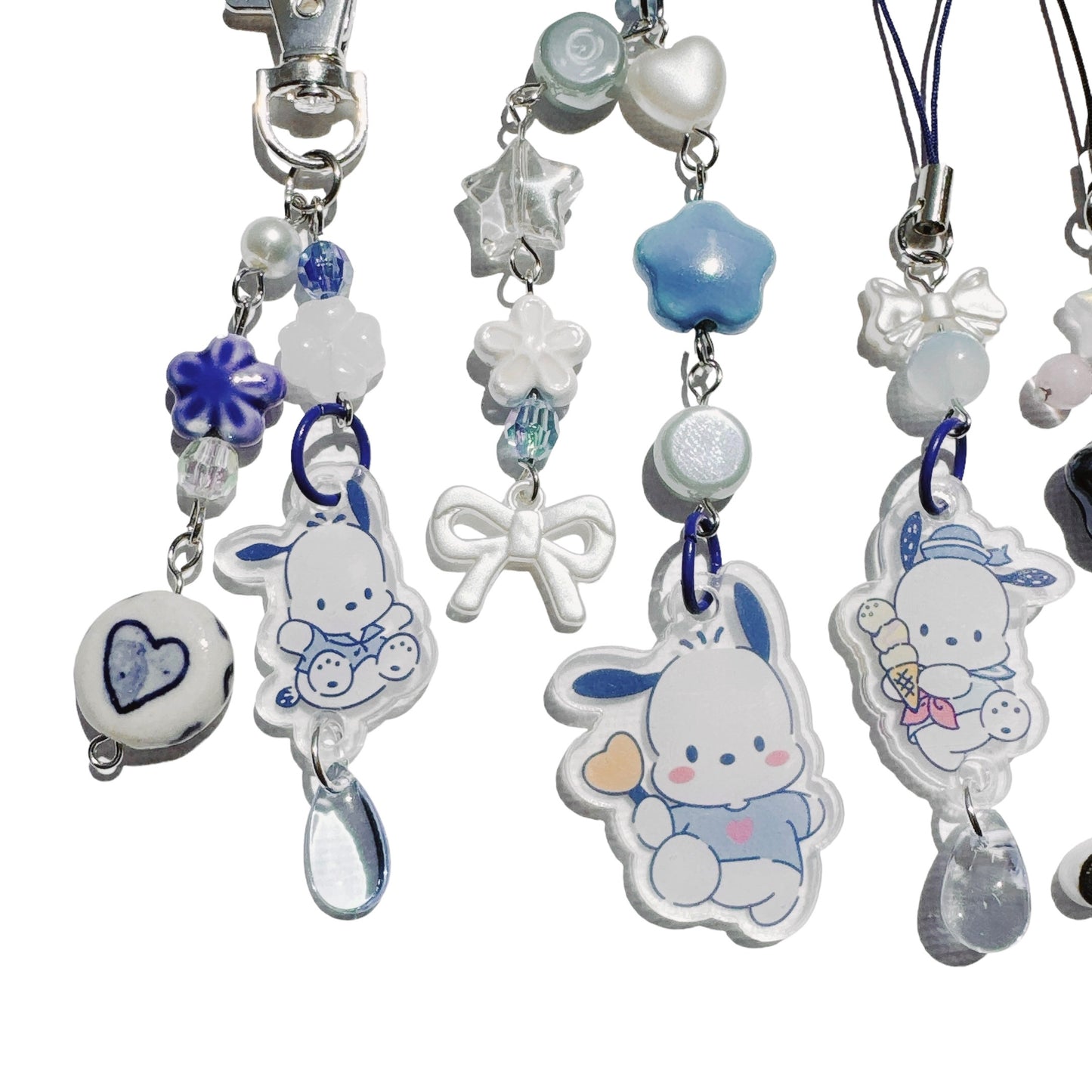 Pochacco Keychain - heart