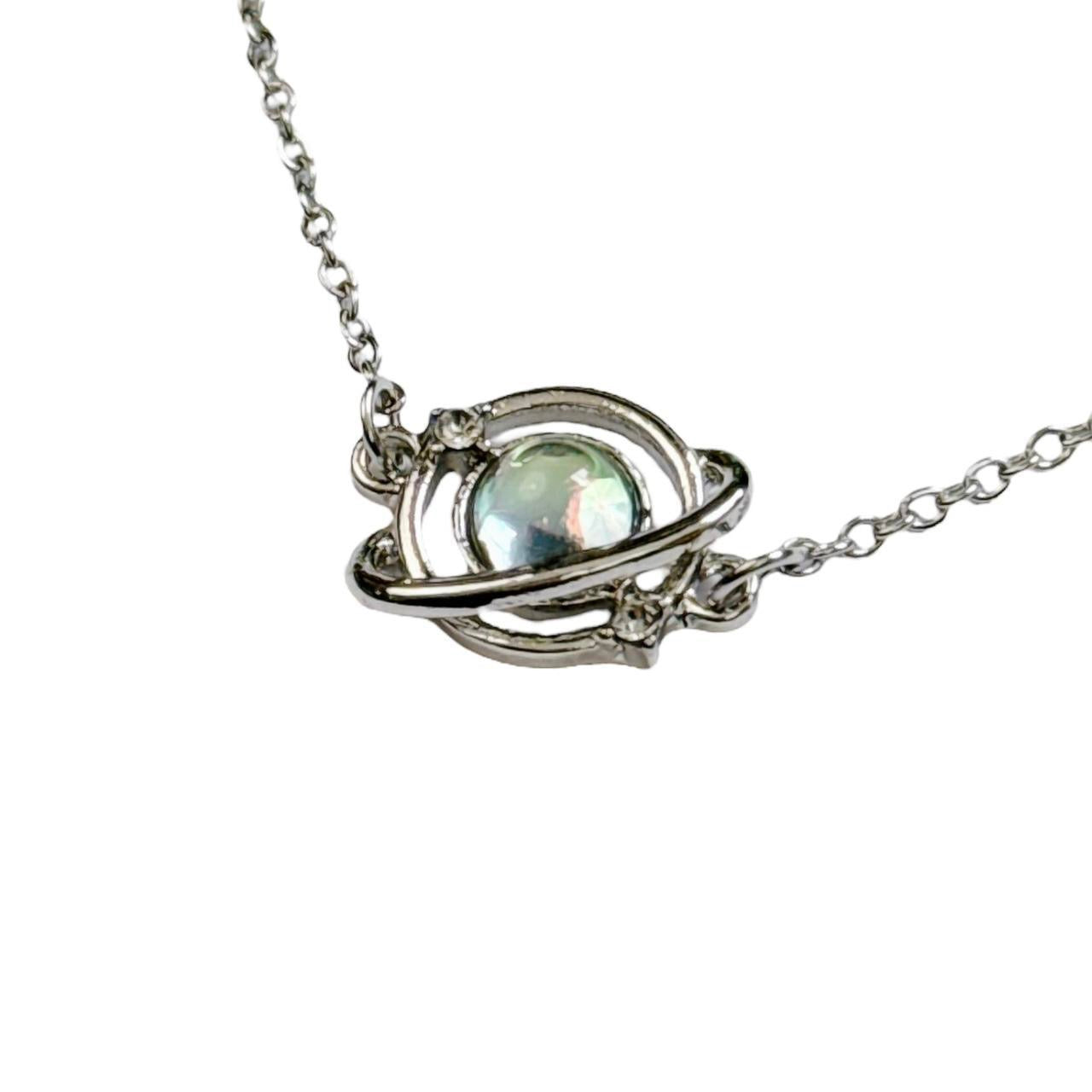 Iridescent Planet Necklace