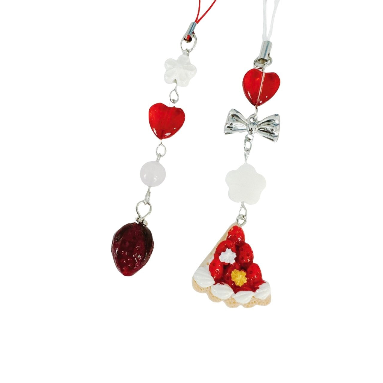 Strawberry Pie Phone Charm