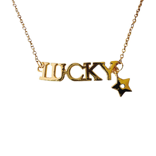 Gold Lucky Star Necklace