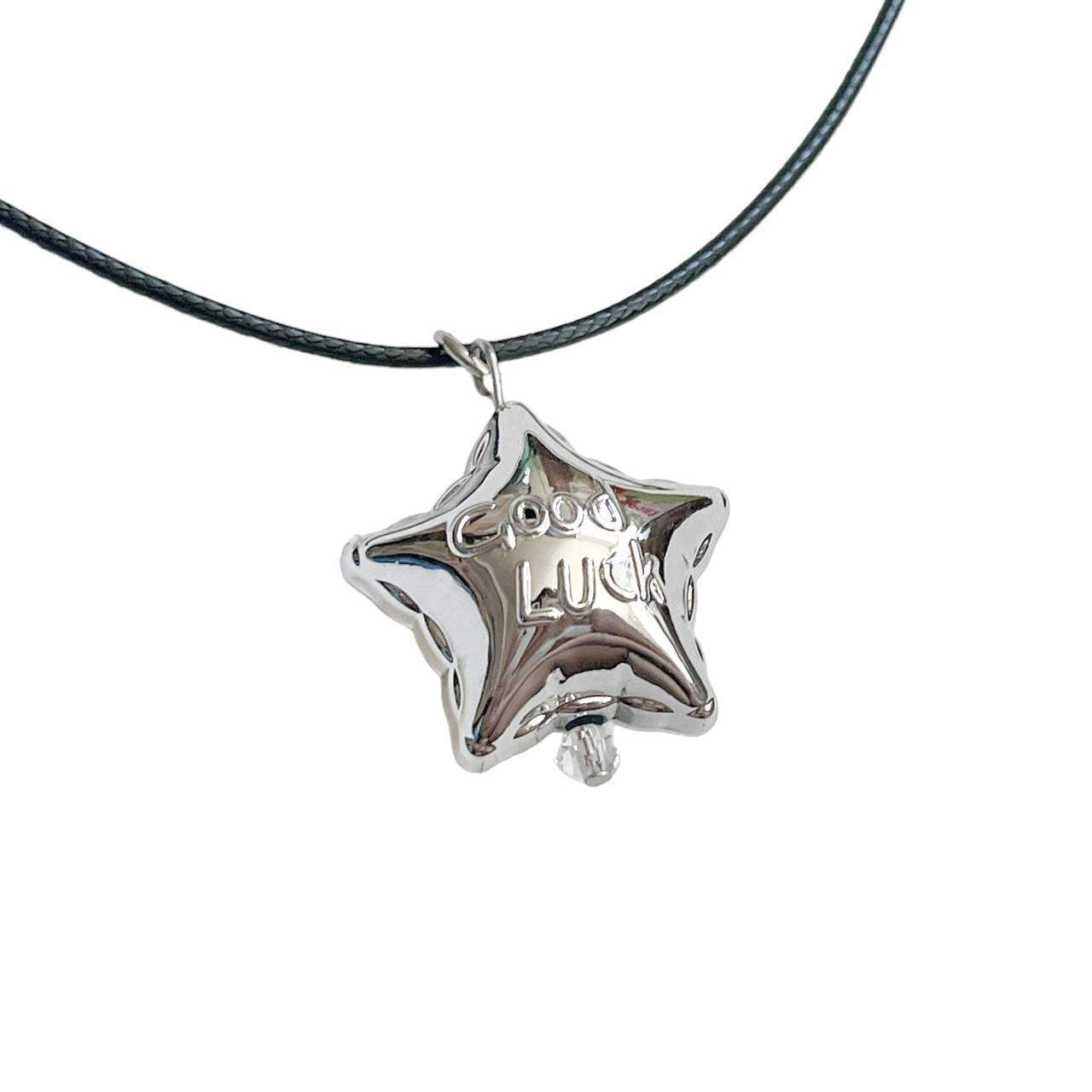 Silver Good Luck Star Necklace