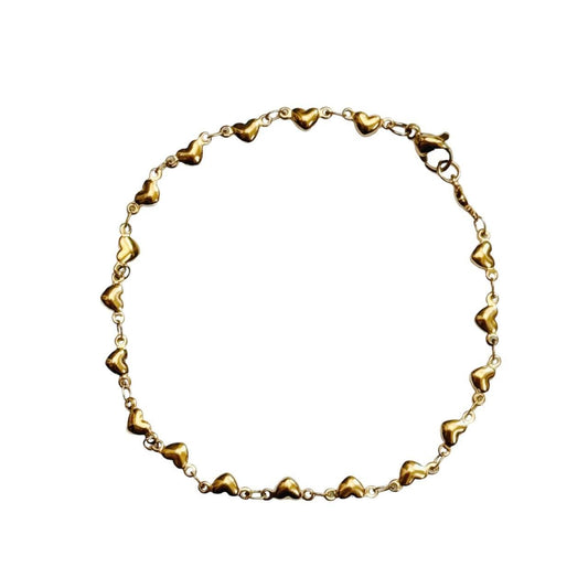 Gold Heart Bracelet