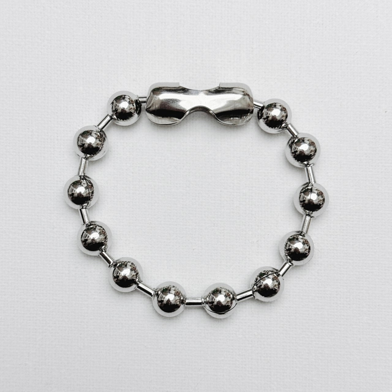 Silver Ball Chain Bracelet