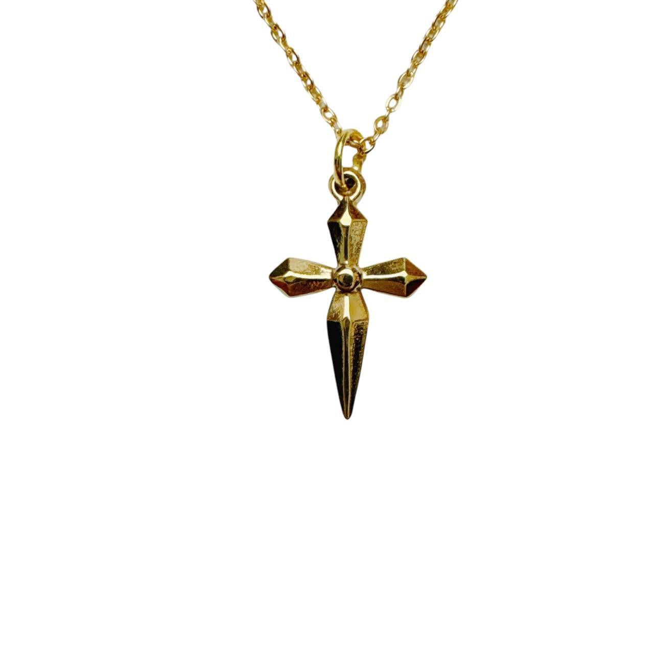 Gold Cross Necklace