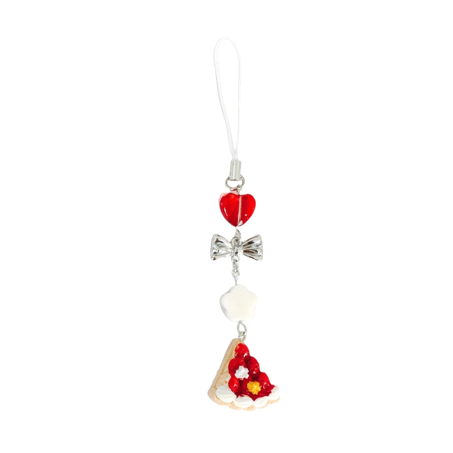 Strawberry Pie Phone Charm