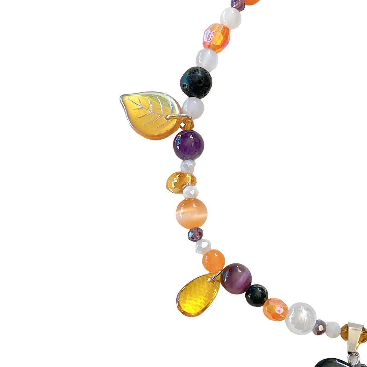 Fall Beaded Necklace