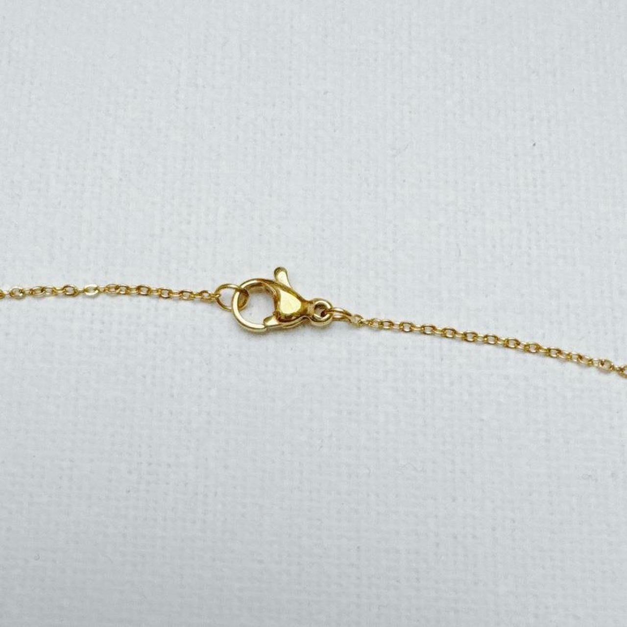 Gold Wishbone Necklace