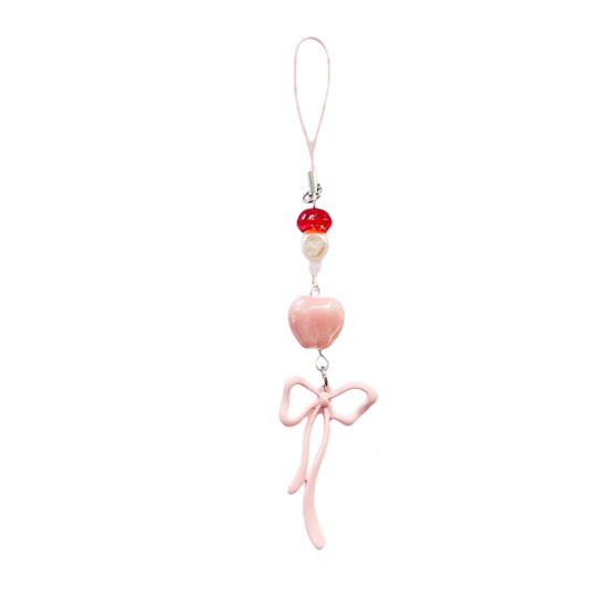 Pink Large Bow Phone Charm