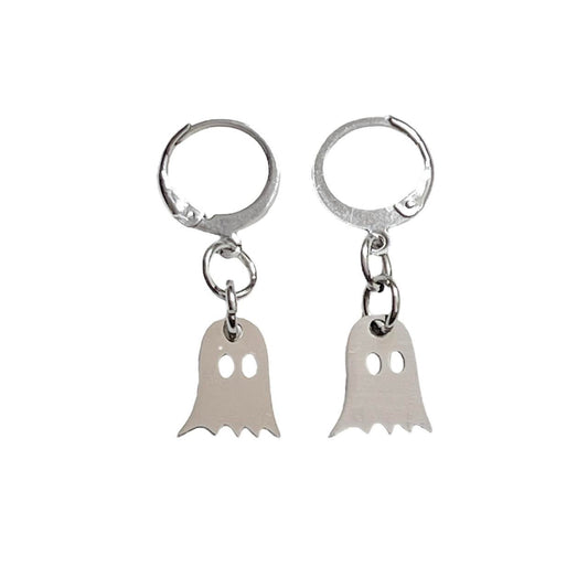 Silver Ghost Earrings