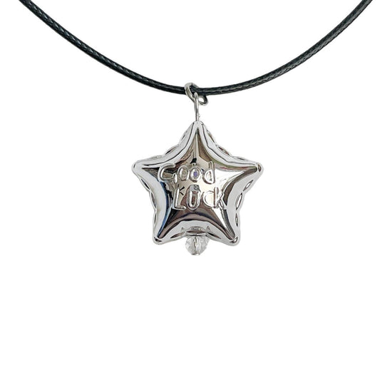 Silver Good Luck Star Necklace