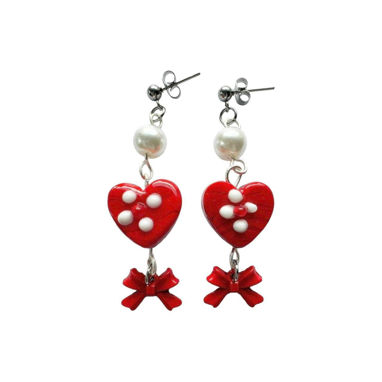 Dice Hearts Earrings