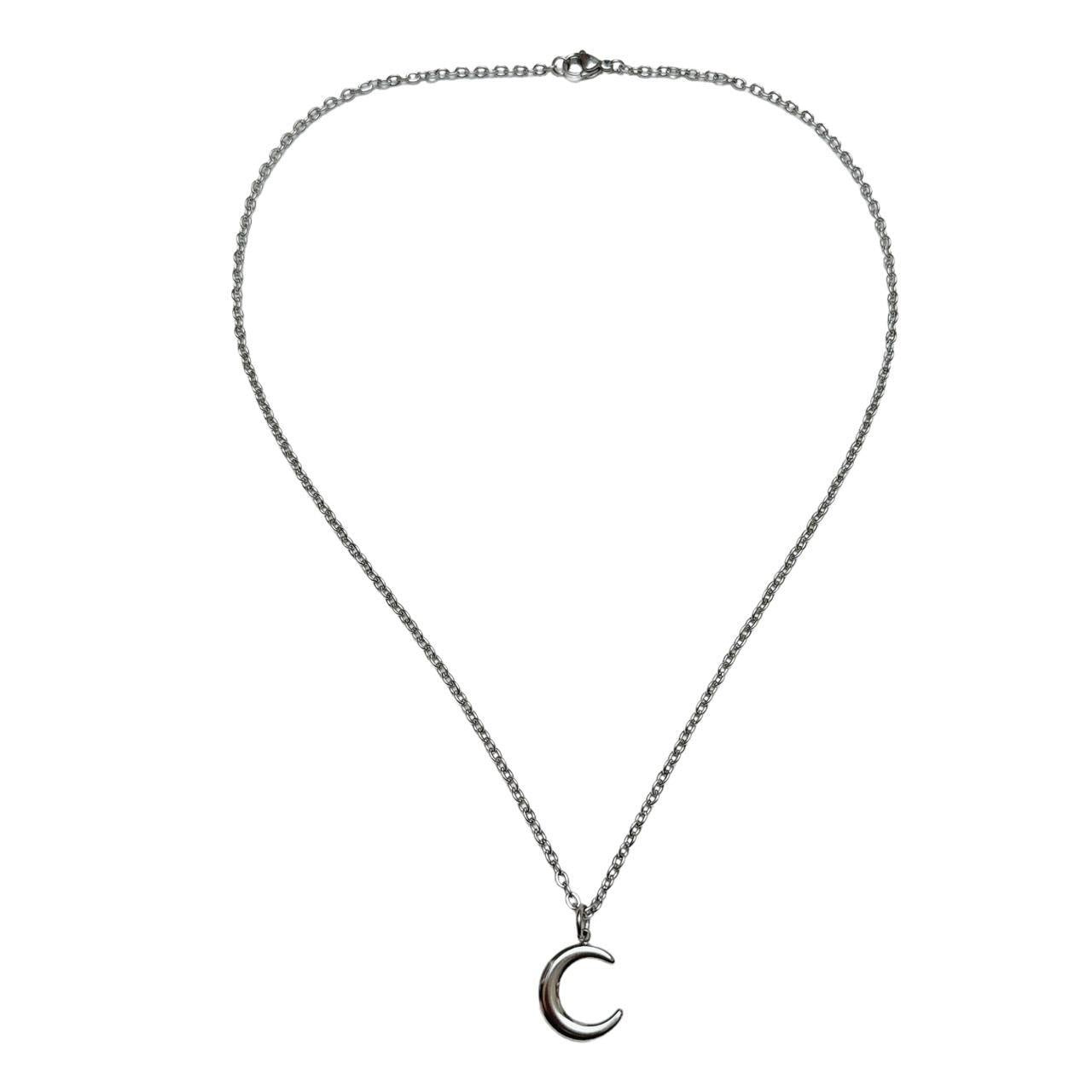 Silver Moon Necklace