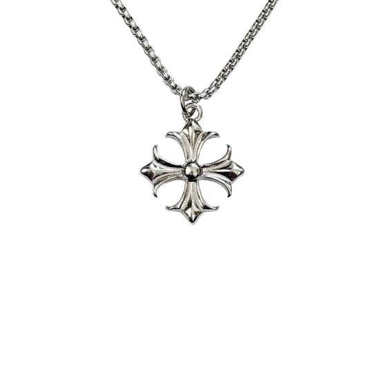 Grunge Cross Necklace