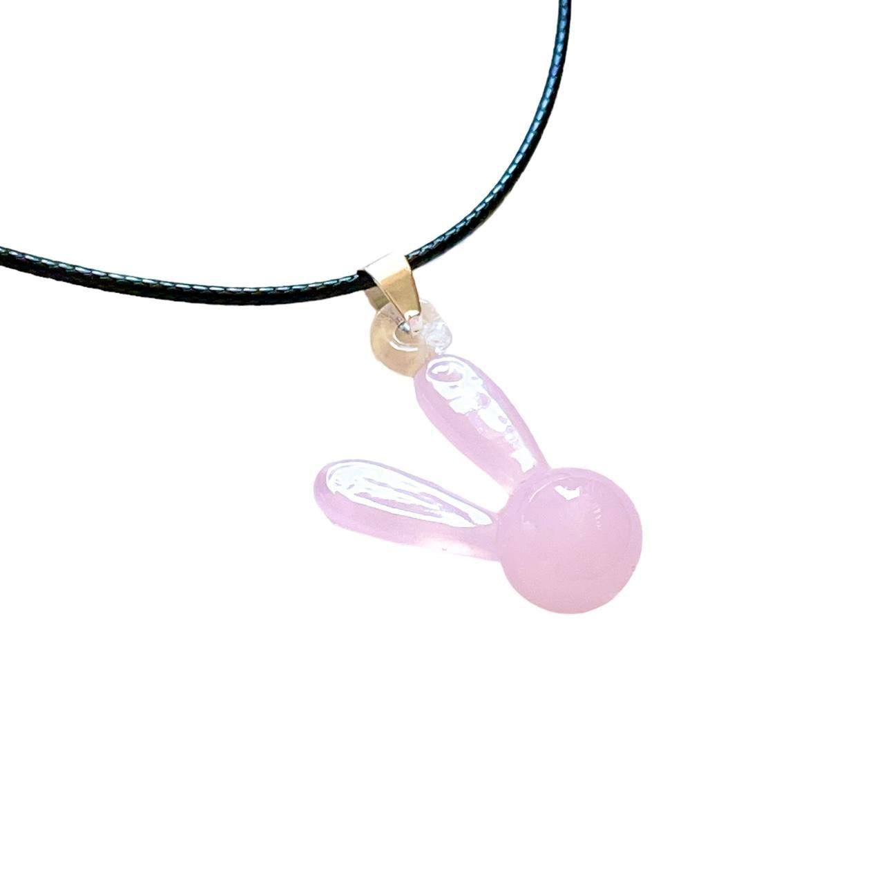 Glass Bunny Necklace