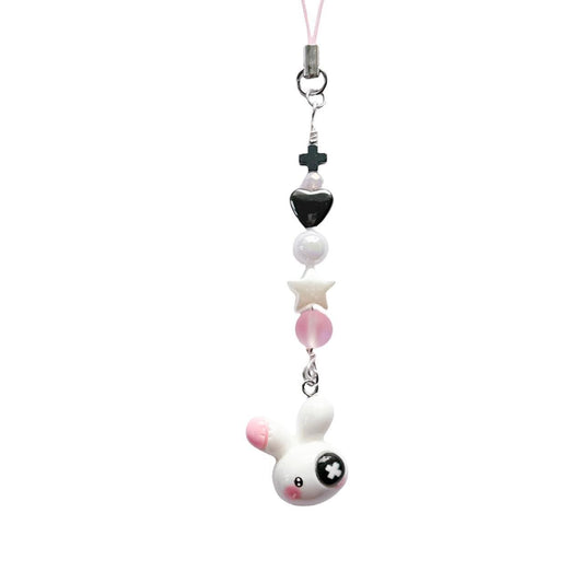 Emo Bunny Phone Charm