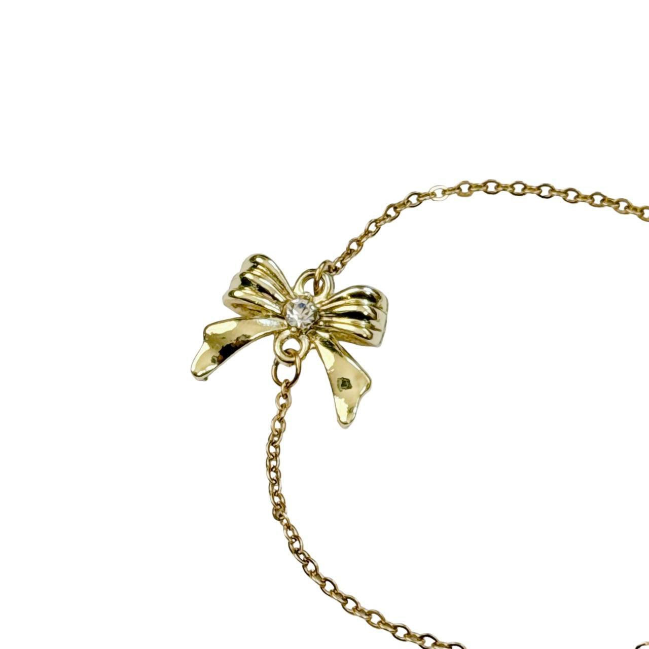 Gold Bow Bracelet