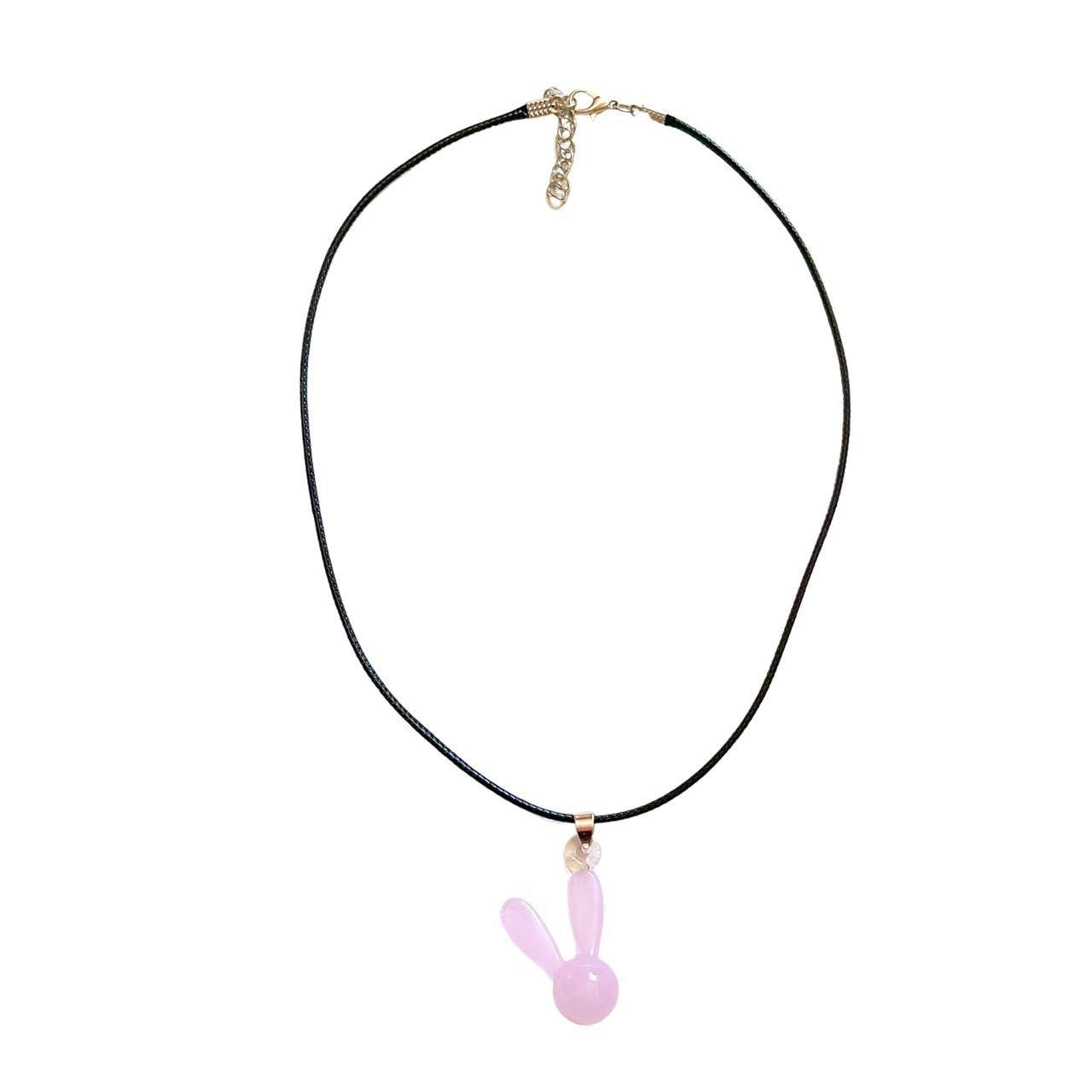 Glass Bunny Necklace