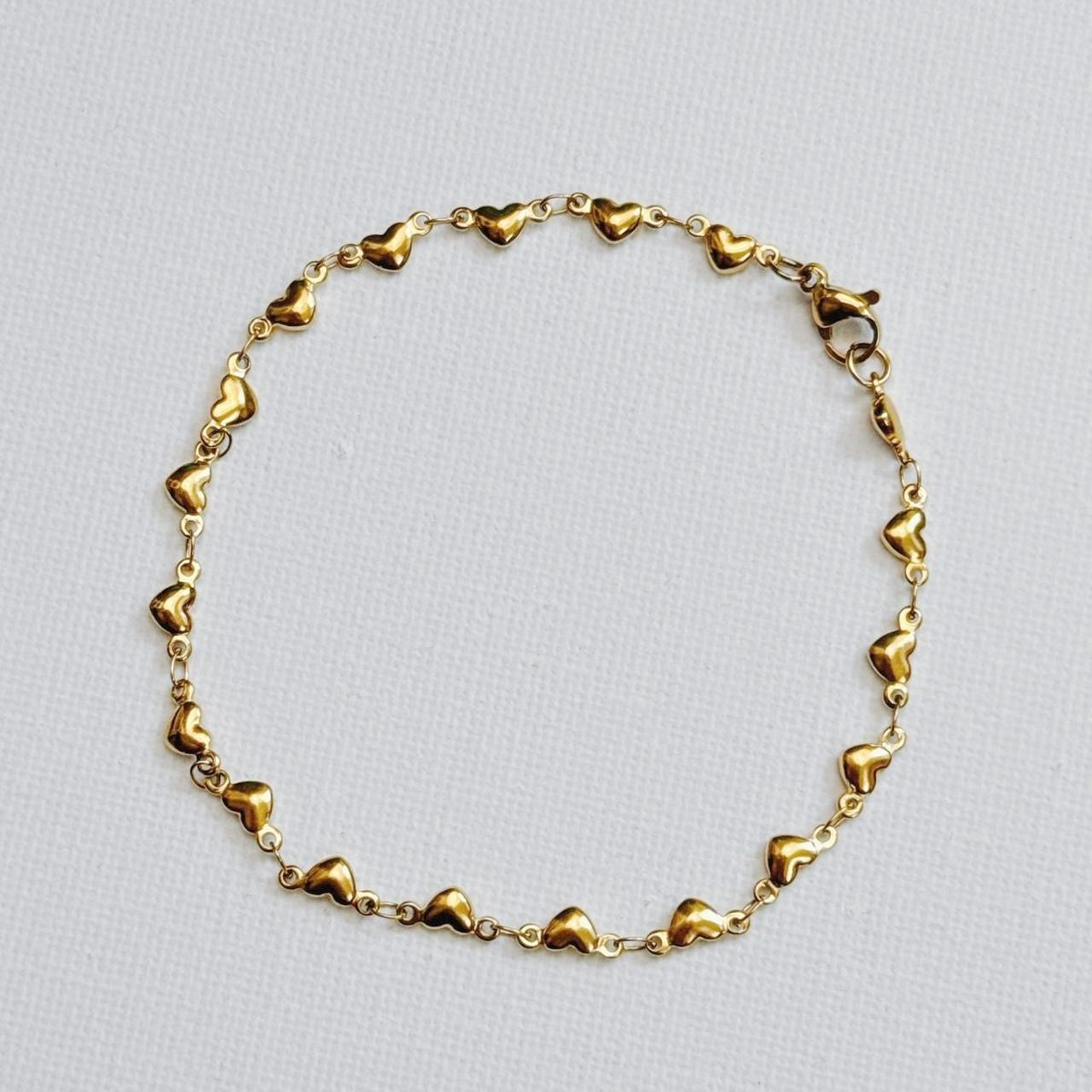 Gold Heart Bracelet