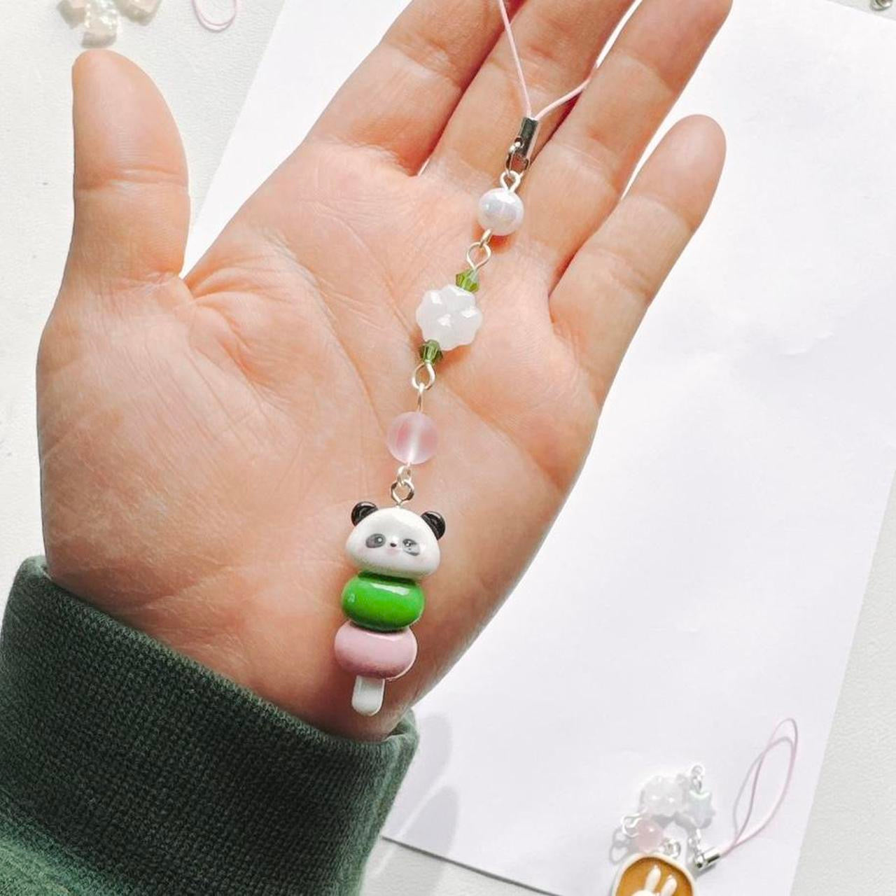 Panda Dango Phone Charm