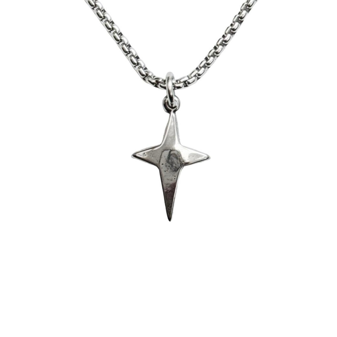 Silver Sparkle Star Necklace