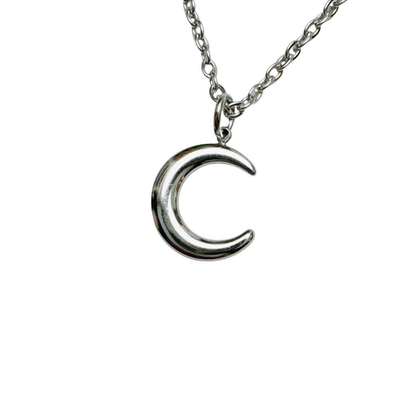 Silver Moon Necklace