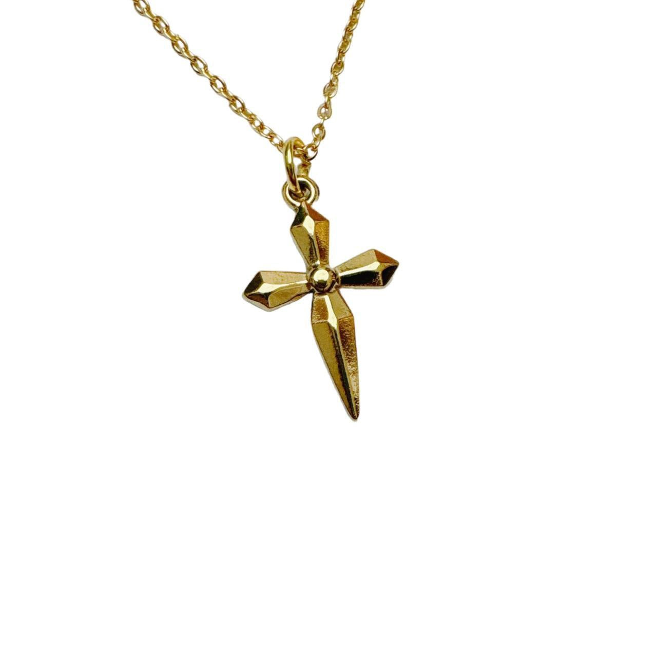 Gold Cross Necklace