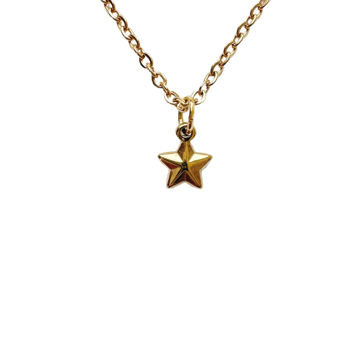 Dainty Gold Star Necklace