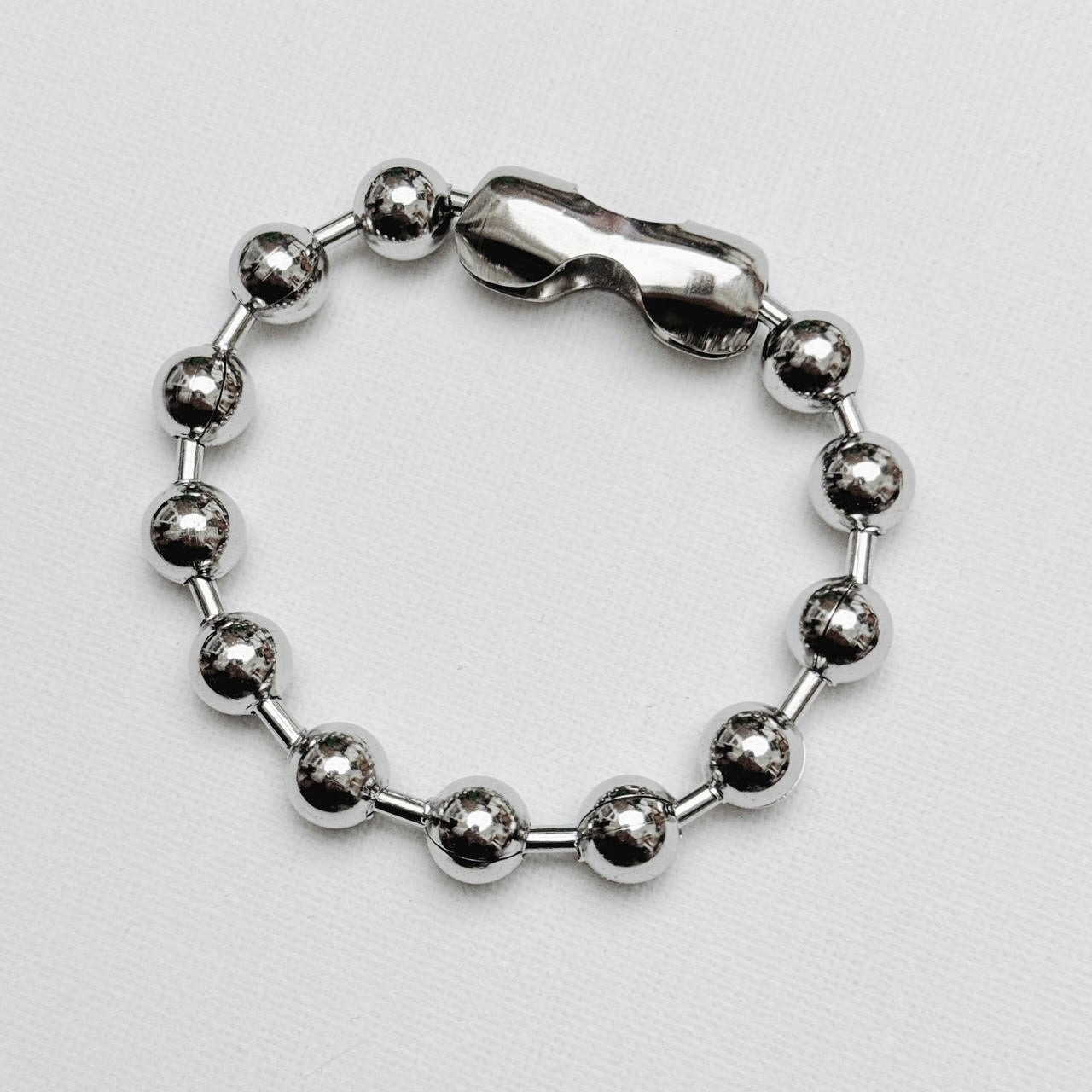 Silver Ball Chain Bracelet