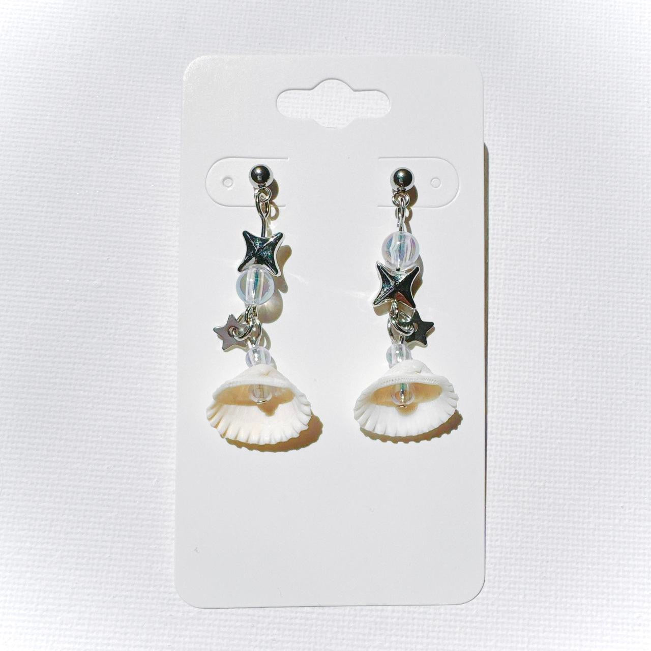 Star Seashell Earrings