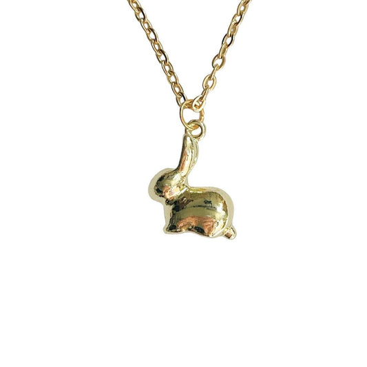 Gold Bunny Necklace