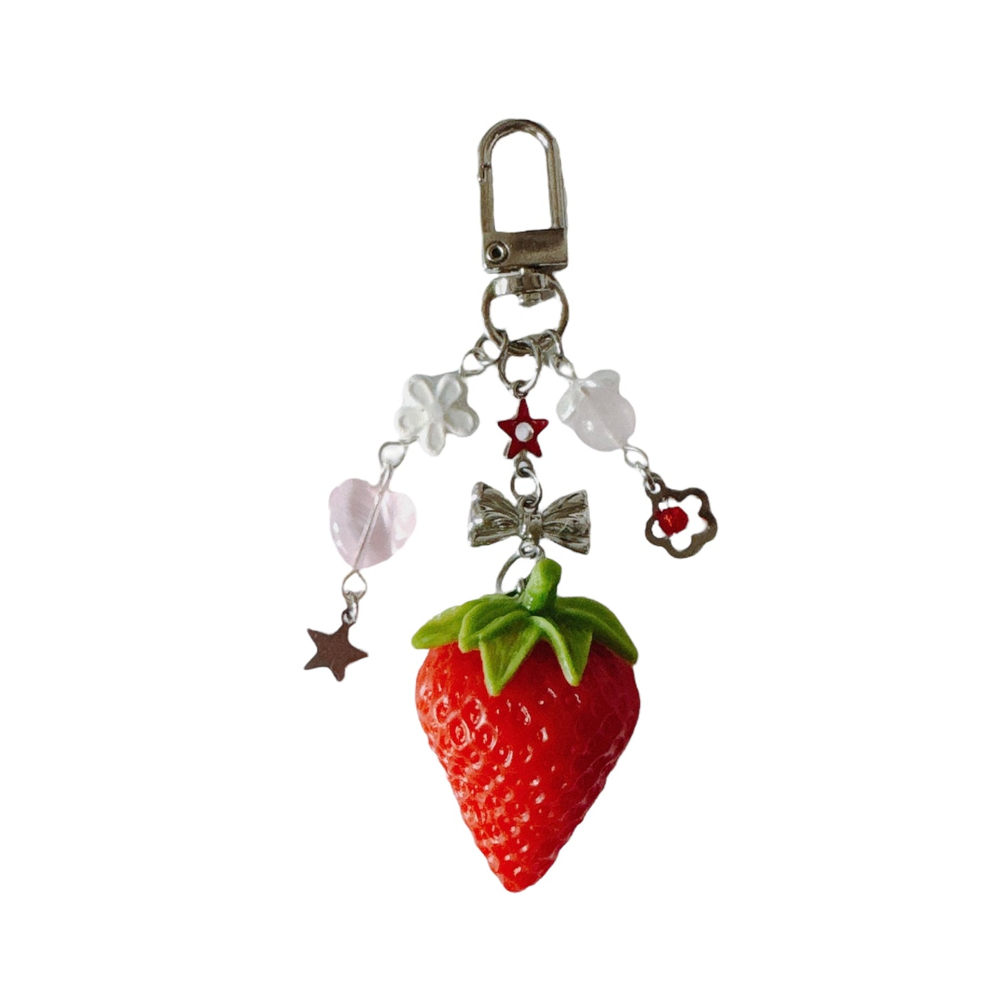 Strawberry Keychain - star