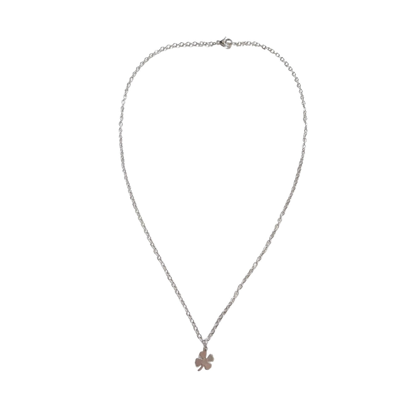 Silver Clover Necklace