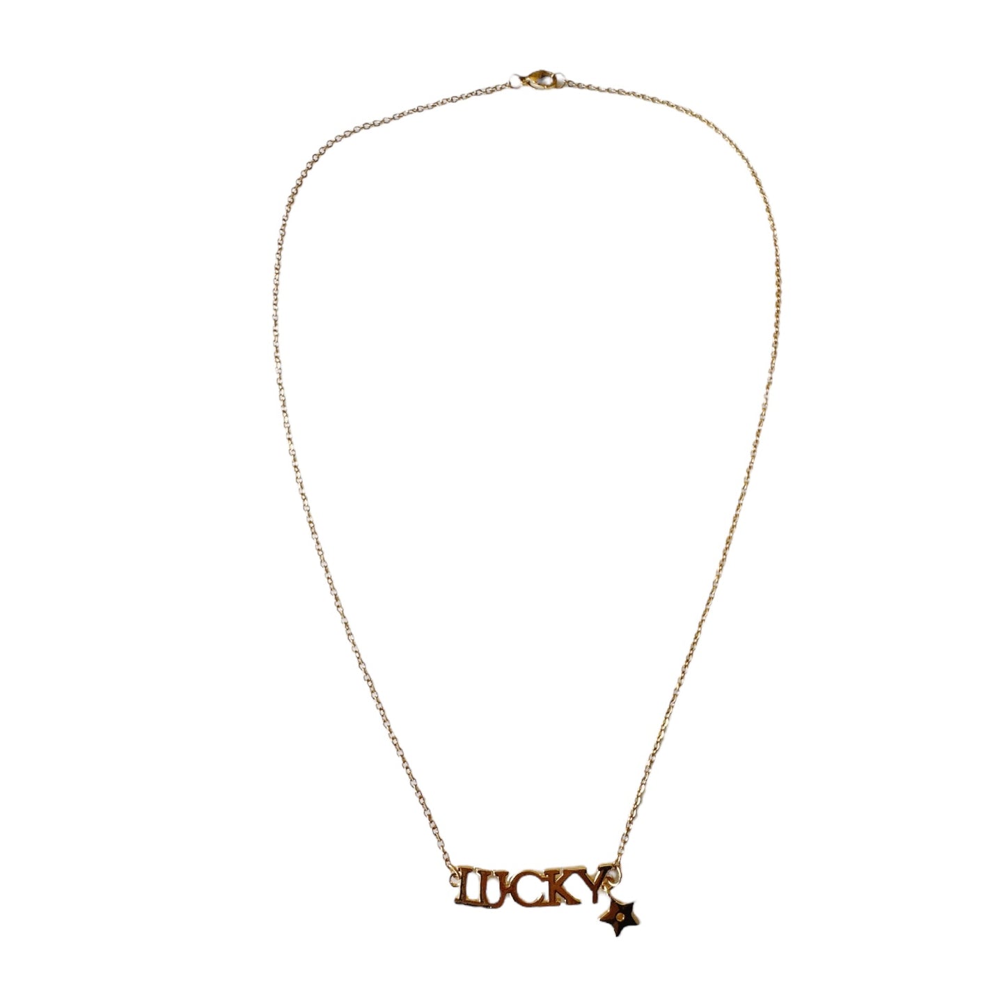 Gold Lucky Star Necklace