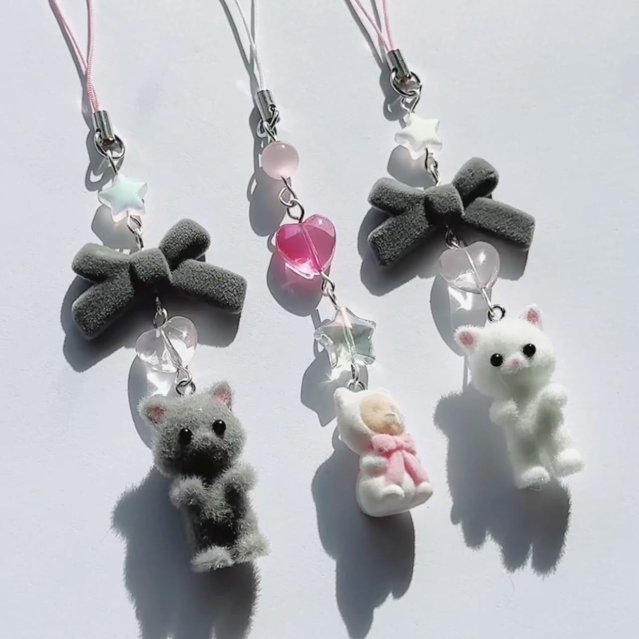 Flocky Bear Phone Charm