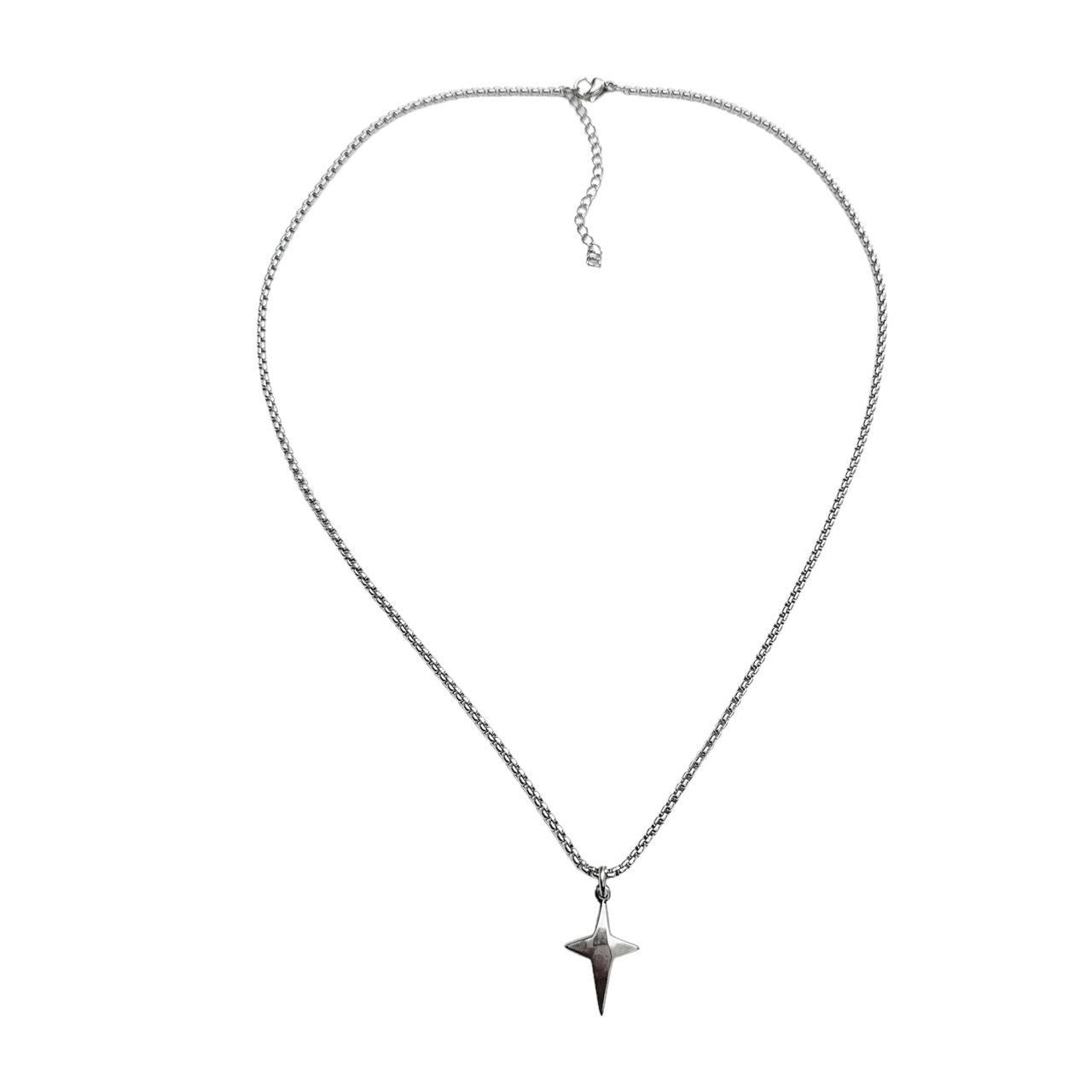 Silver Sparkle Star Necklace