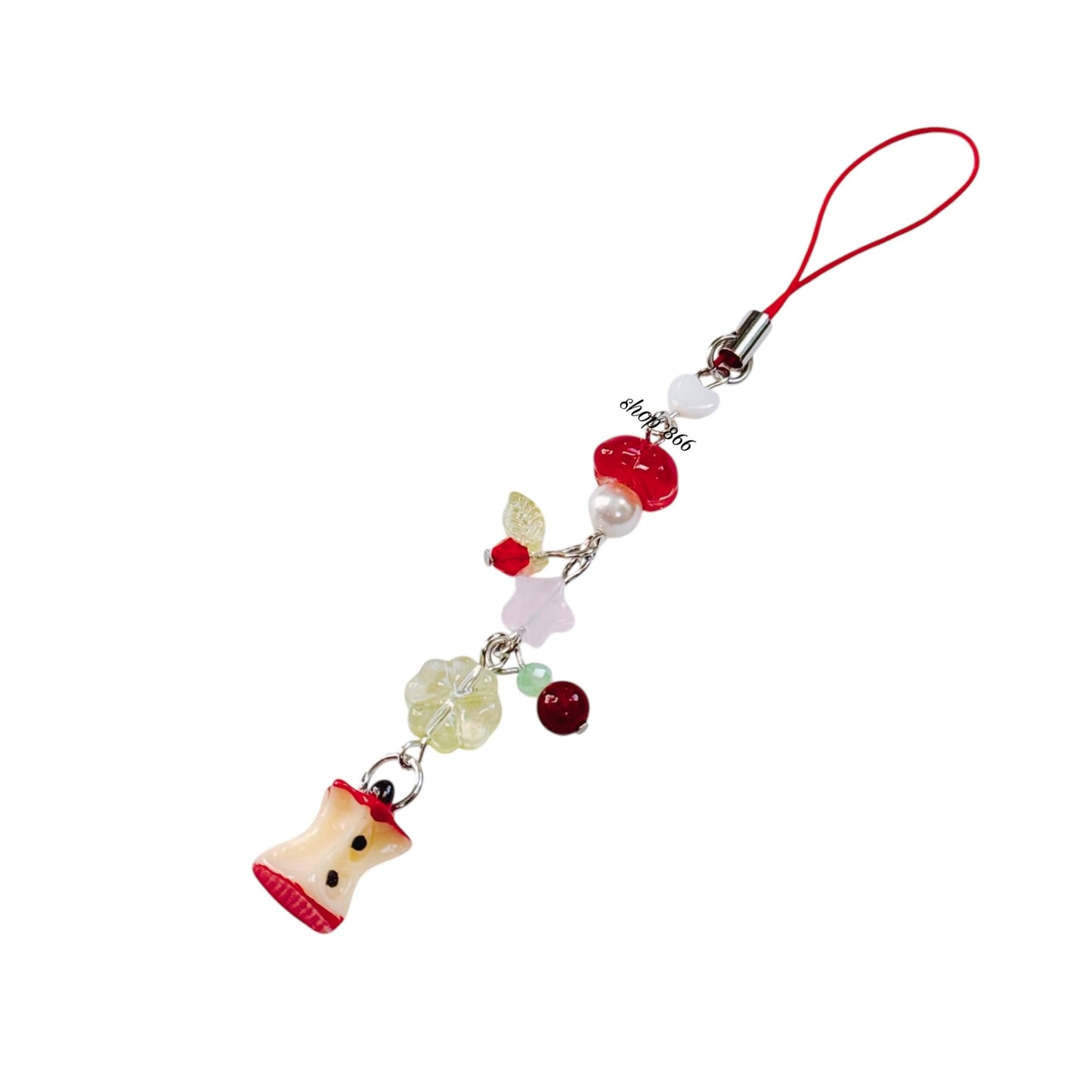 apple core phone charm 🍎