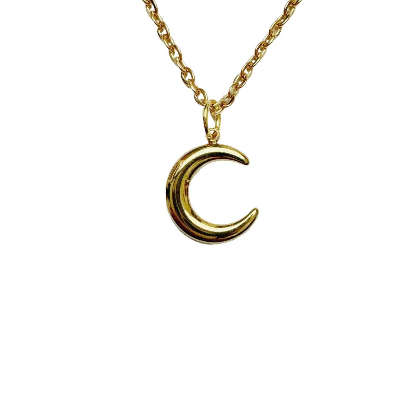 Gold Moon Necklace