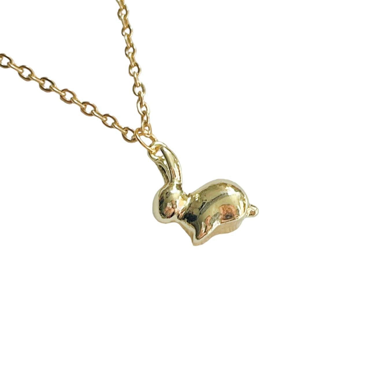 Gold Bunny Necklace