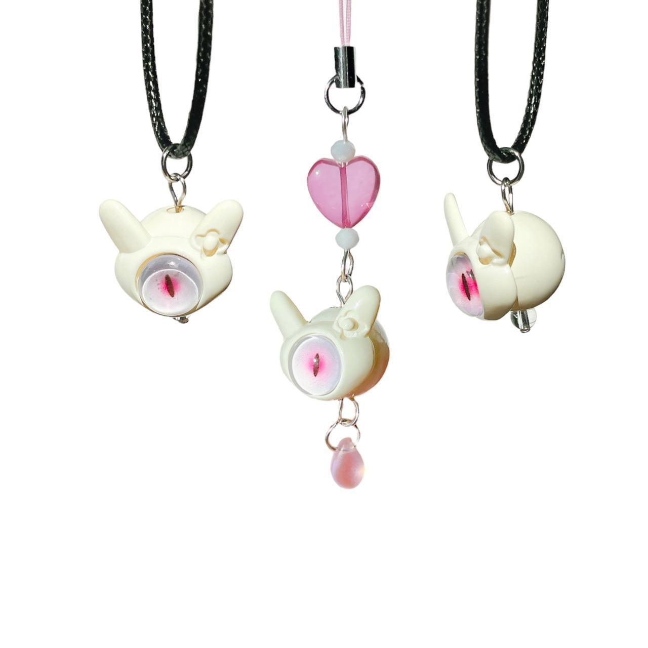 Eyeball Bunny Phone Charm